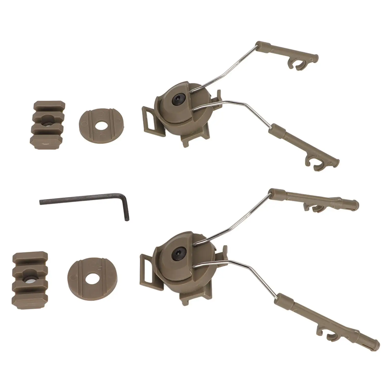 Комплект адаптеров для направляющих шлема-левая и правая стороны гарнитуры