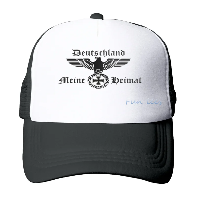 Бейсболка с немецким флагом и орлом сетчатая Кепка шапки для взрослых Спортивная