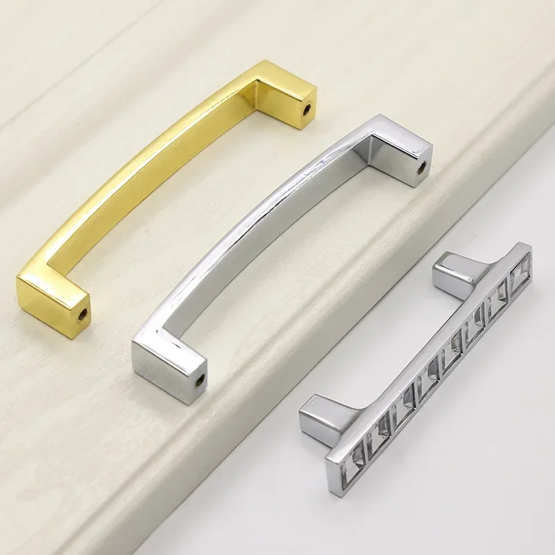 Кухонные ручки Puxadores шаг отверстия 32/64/96/128 мм прозрачная акриловая ручка для