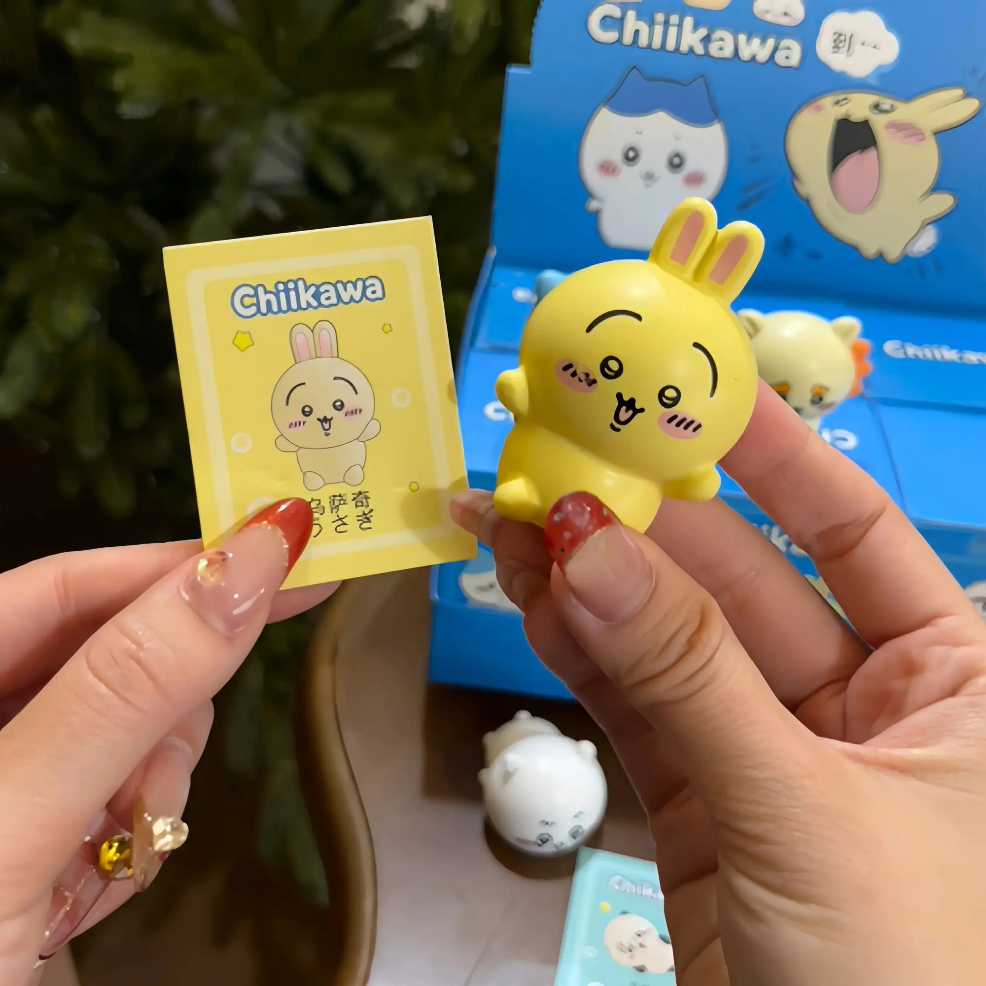 Фото Новинка! Милые фигурки персонажей Chiikawa из серии «Повседневная жизнь» в слепой коробке — очаровательный декор для стола, игрушка-сюрприз, подарок для девочек. №2
