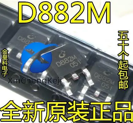

30pcs original new Changdian CJ 2SD882M 2SD882 D882 triode SOT-252 3A/40V