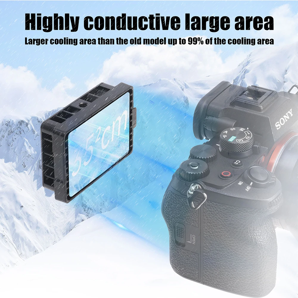 Вентилятор охлаждения камеры FOTGA для Sony A7M4 ZVE1 A6700 Canon R6 R7