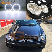 for mercedes benz clk class w209 c209 a209 2003 2009 excellent ultra bright cob led angel eyes kit halo rings car accessories