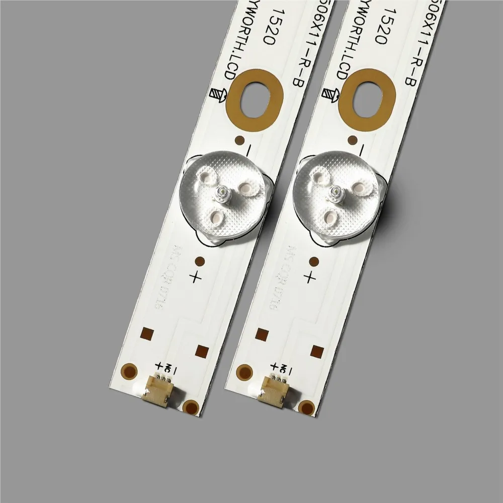 100% New 12pcs/Kit LED strips for PHILIPS 50 TV 50PFT4509 50PFH4109 50PFT5300 12 TPT500J1 LE8 500TT25 500TT26 500TT55 500TT56