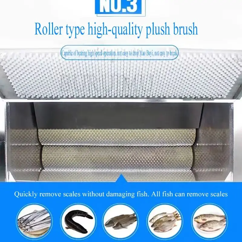Машина для удаления рыбьей чешуи/автоматическое электрическое средство чешуи