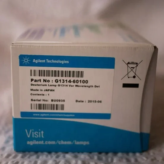 Agilent G1314A G1314B G1314C DX224 DX05J Спектрометр Deuterium Лампа G1314-60100