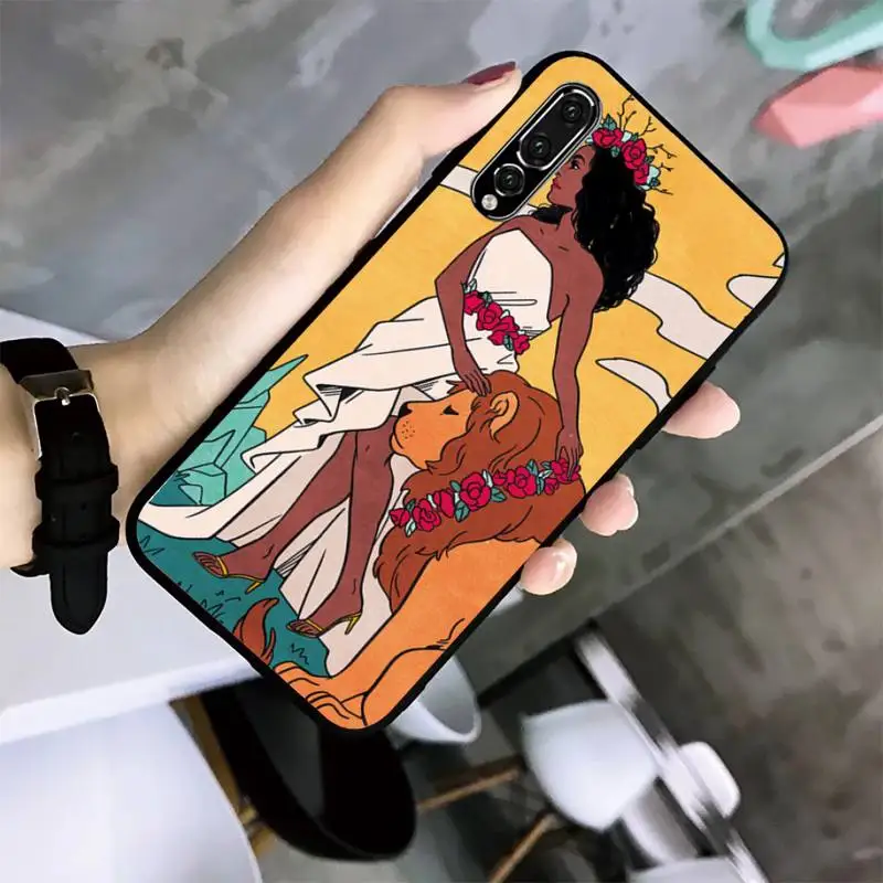 Чехол для телефона с изображением свирепного Тигра Huawei G7 G8 P7 P8 P9 P10 P20 P30 Lite Mini Pro P