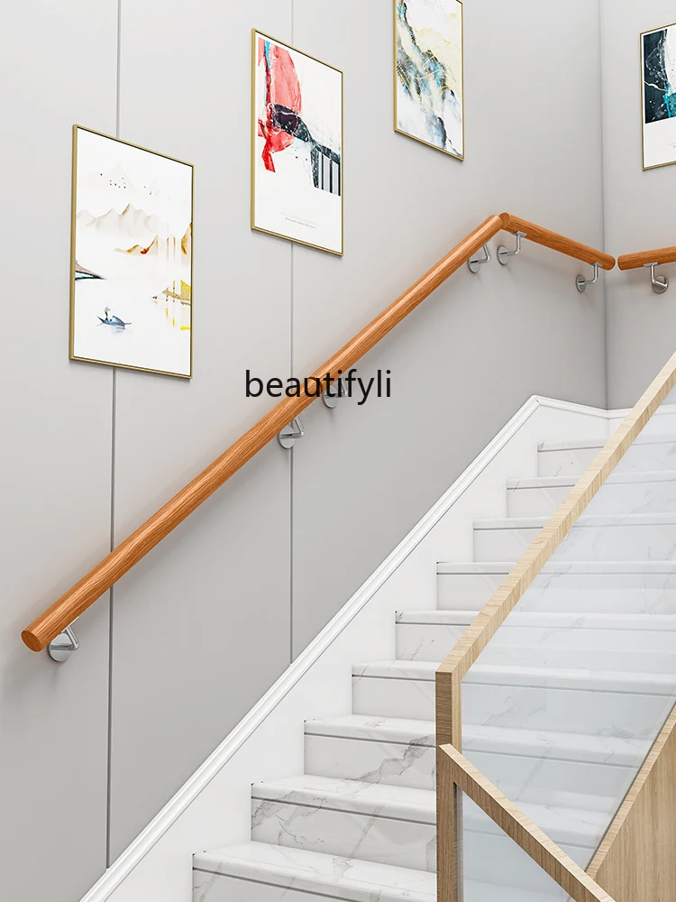 Поручни для лестницы в Европейском стиле деревянная стена вилла чердак домашняя