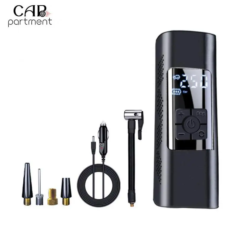 

Multifunctional Tire Electric Hand-held Air Pump Universal Smart Wireless Bicycle Air Pump Portable 12v Car Air Pump