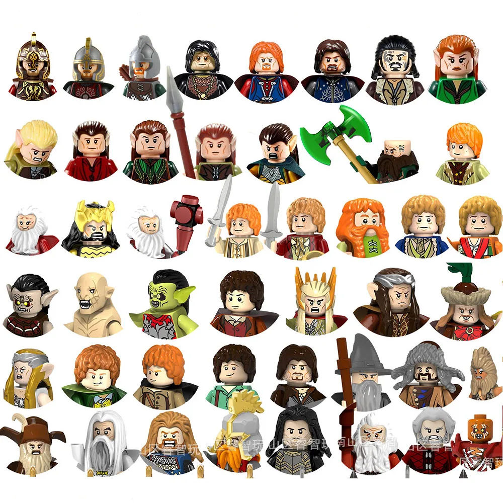 Elves Orcs Army Gandalf Dwarf Rohan Knight Game Thrones Rings Building Blocks Toys Gifts Boys And Girls