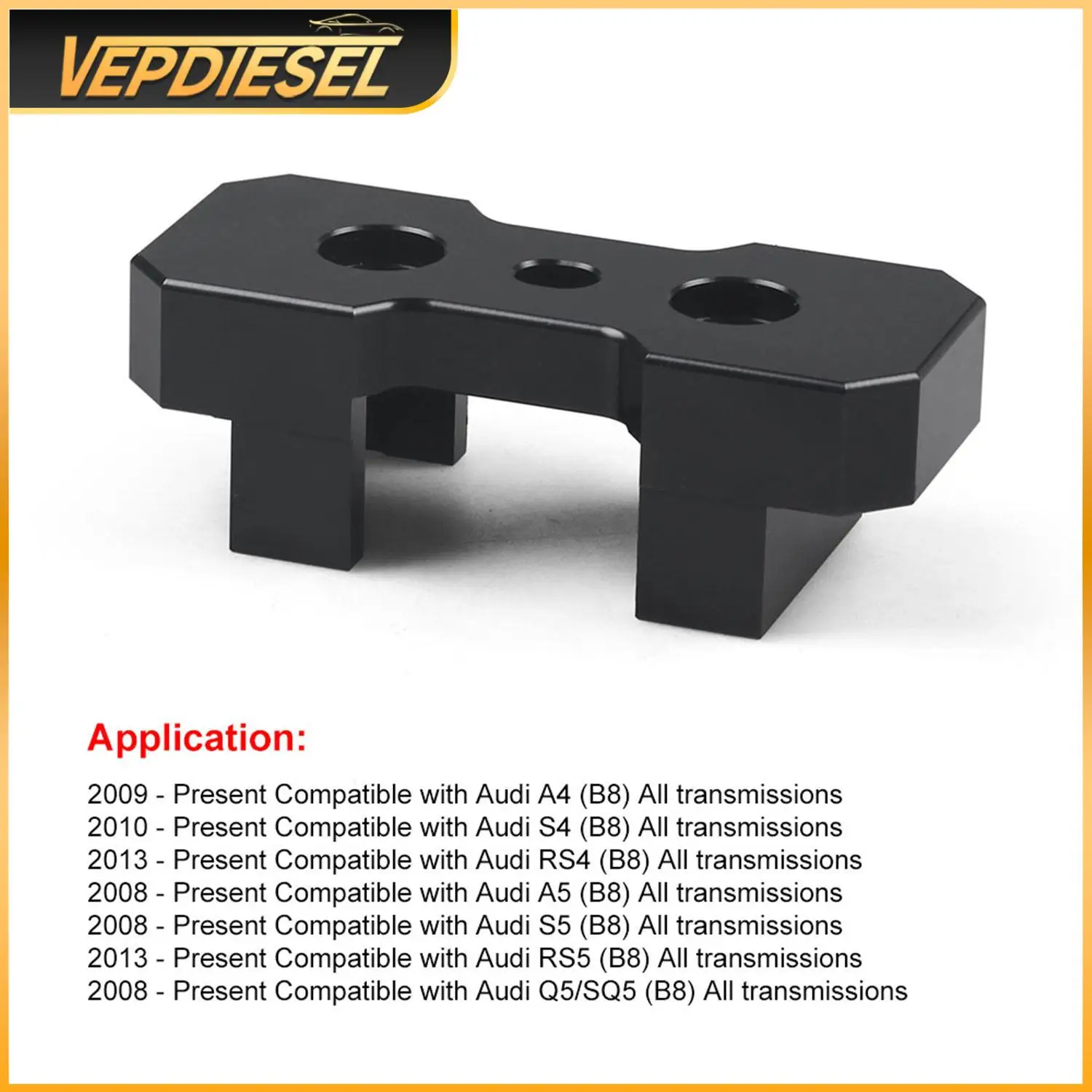 1 шт. вставка для крепления коробки передач B8 алюминиевая собачья кость