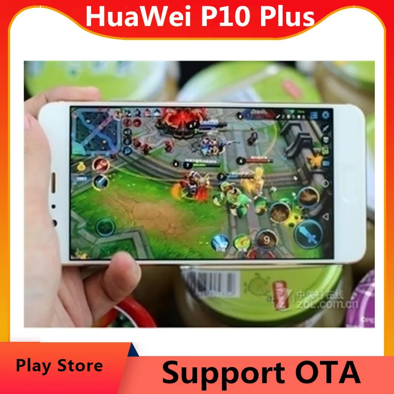 Сотовый телефон HuaWei P10 Plus 4G LTE 5 дюйма 2K 2560x1440 20 МП сканер отпечатка пальца NFC OTA