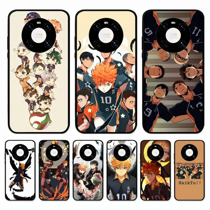 

Anime Haikyuu High School Volleyball Phone Case for Huawei Mate 20 10 9 40 30 lite pro X Nova 2 3i 7se