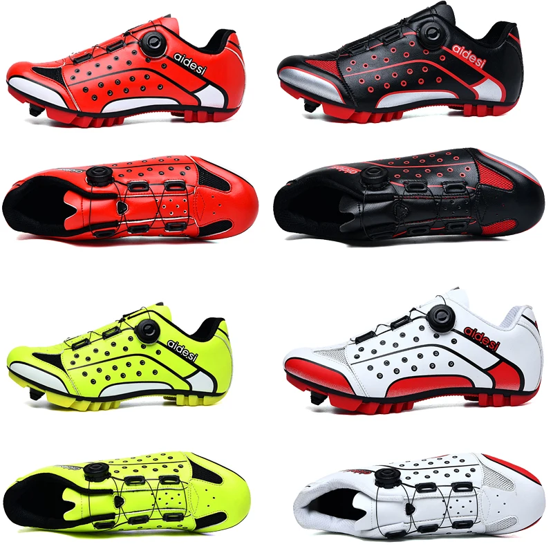 

High Quality MTB Bike Cycling Shoes Outdoor Sports Cycling Shoes Men Self-locking Road Bike Shoes Women SPD Non-slip Shoes New