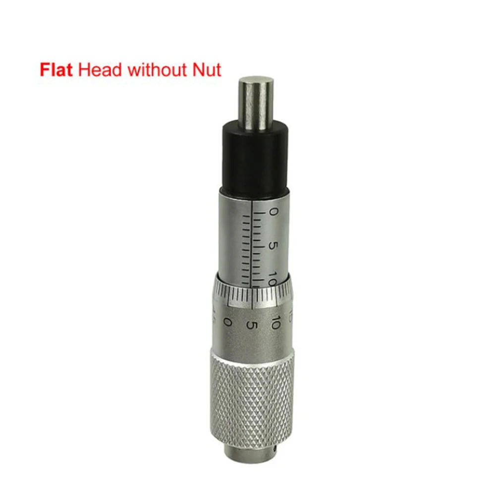 

Measure Tool Micrometer Head Adjustment Of Precision Instruments 0-13mm 0.01mm 0.59 X 2.52\\\" Flat Flat With Nut Metal