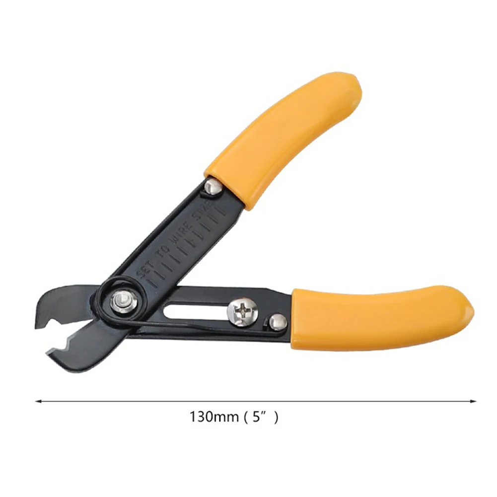 

Hand Tools Mini Wire Stripper Clamp Durable For Electronics Manganese Steel Telecommunications Workshop Equipment