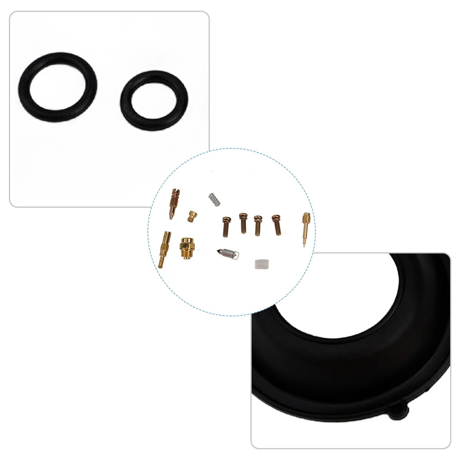 Полный комплект для ремонта карбюратора 1997 2007 Honda Shadow Spirit 1100 VT1100C. Простая