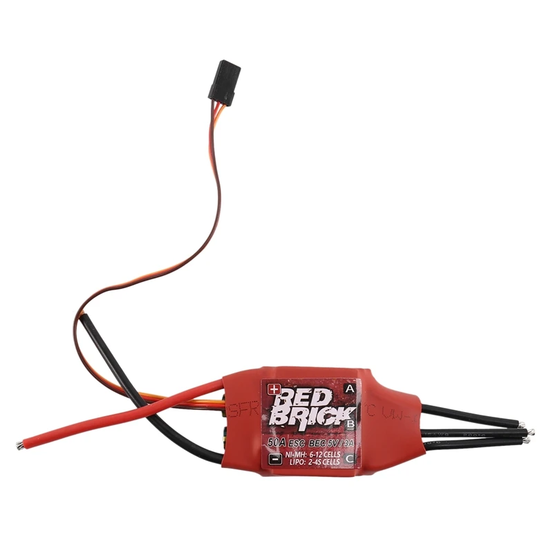

Красный бесщеточный электронный регулятор скорости ESC для FPV мультикоптера RC Plane
