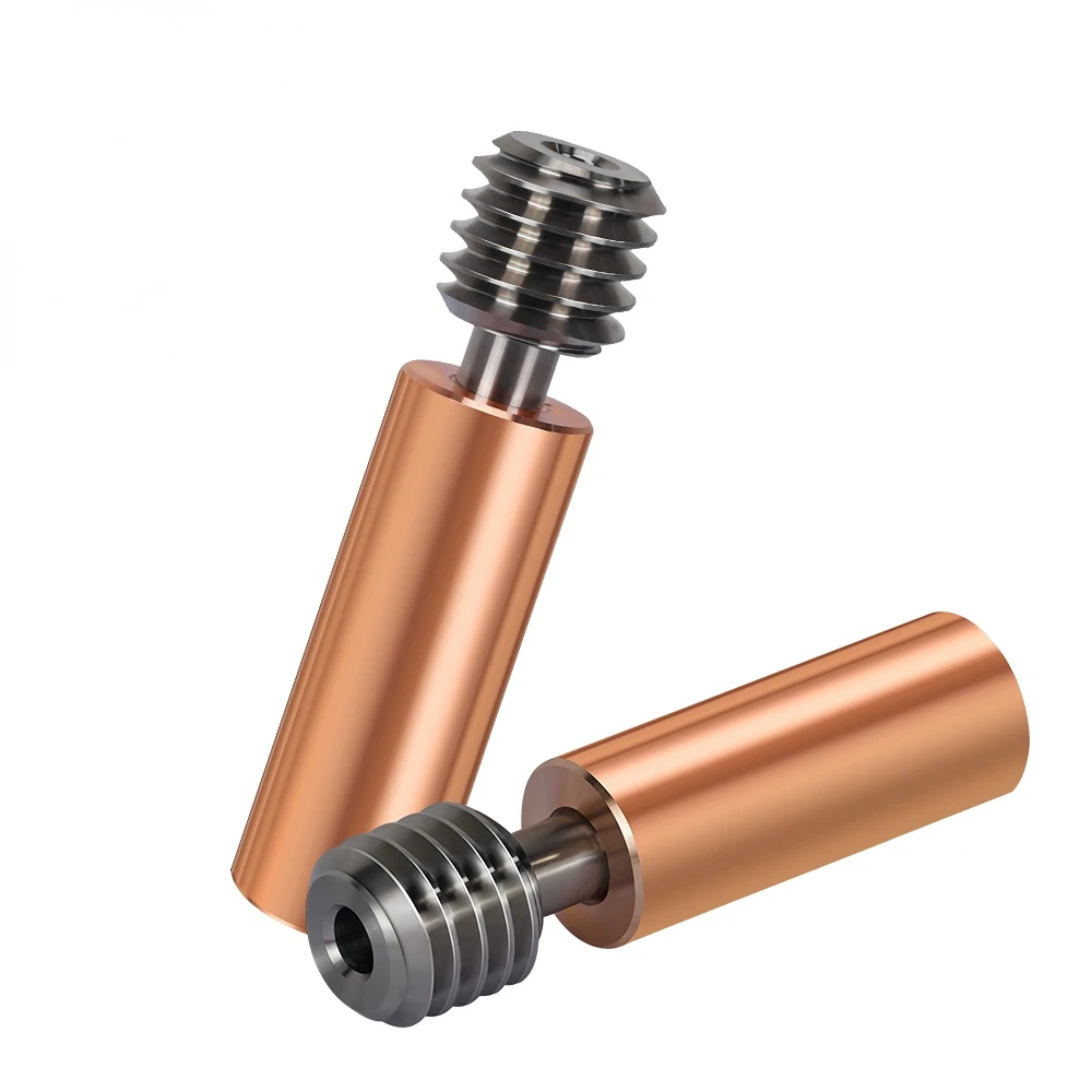 

Bimetal CR10 Heatbreak Titanium Alloy Heat Break Throat 1.75mm Copper Plating Tube For Ender 3 CR-10 Hotend 3D Printer
