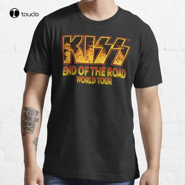 

Kiss End Of The Road World Tour Spaceman Catman Starchild Demon F2 T-Shirt Tee Shirt