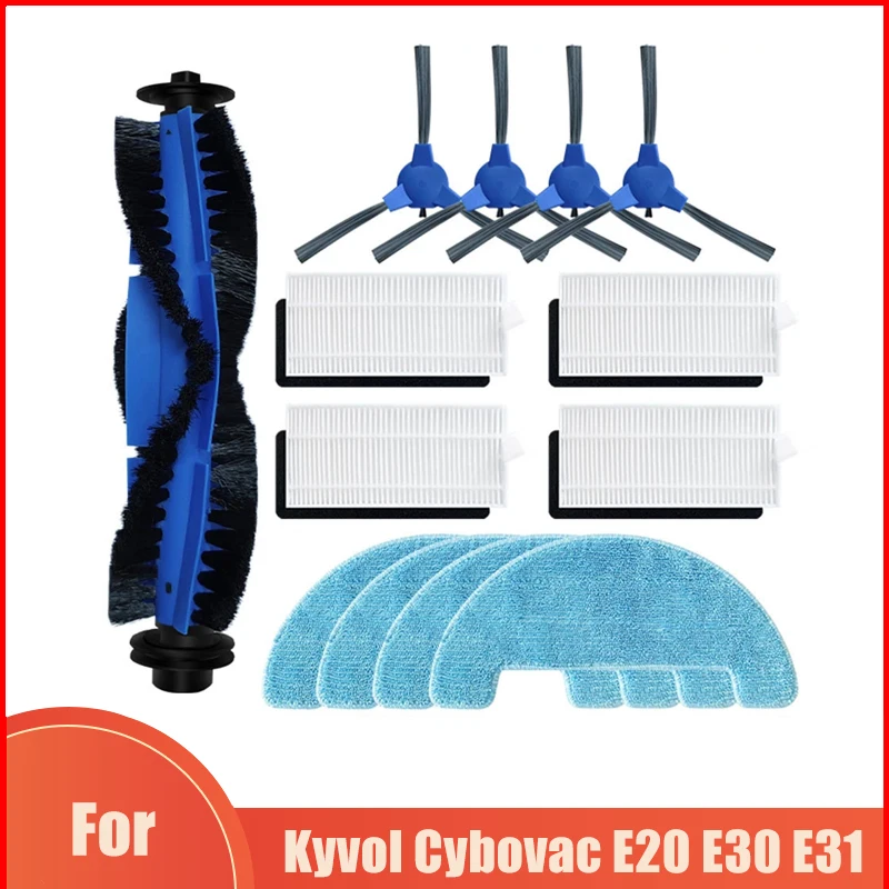 For Kyvol Cybovac E20 E30 E31 Robotic Vacuum Cleaner Accessories Main Side Brush Hepa Filter Mop Cloth Replacement