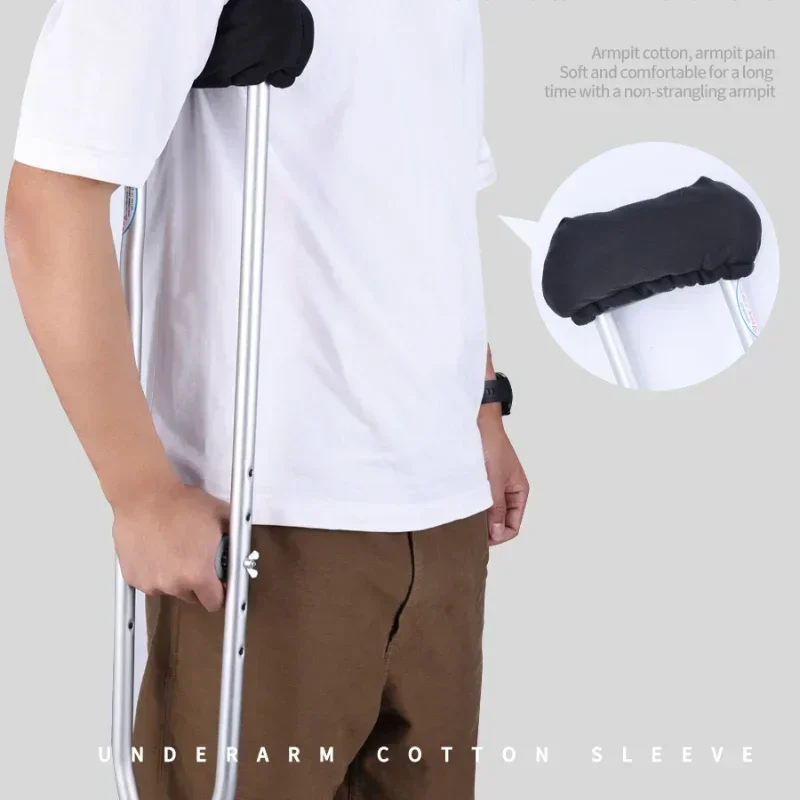 Регулируемые костяшки для подмышек с четырьмя ногами нескользящая мобильность