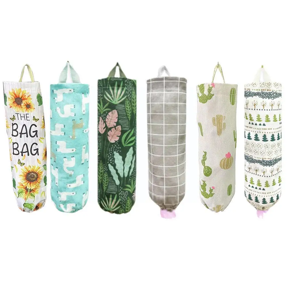 

Kitchen Grocery Bag Home Holder Wall Mount Plastic Organizer Trash Storage Garbage Holder Dispenser Bag Bag Garbage New Han V2i1