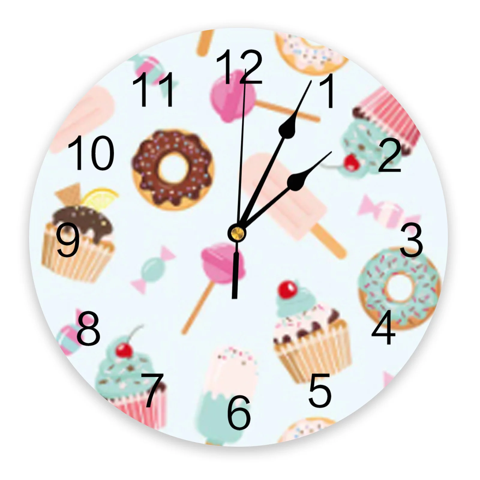 Часы настенные цифровые бесшумные настольные украшения для гостиной с