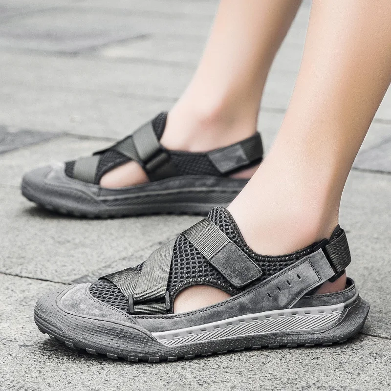 

Men's Casual Shoes Men Leather Loafers Flat Handmade Outdoor Breathable Moccasins Designer Shoes Comfortable Sneakers gladiator