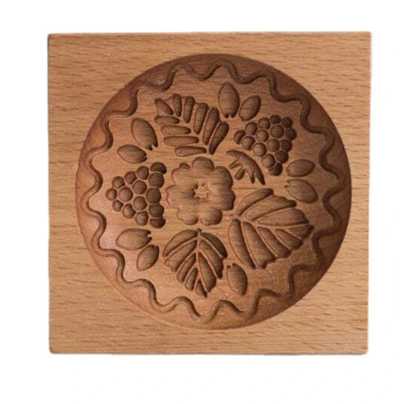 

Cookie Mold Shortbread Molds Wooden Biscuit Cutter Cookie Mold Cutter Gingerbread Biscuit Shortbread Mold