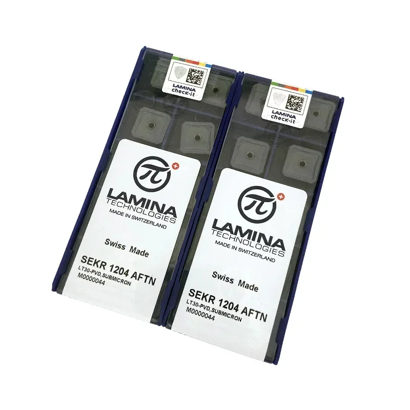 10 шт. LAMINA SEKR SEKR1203 SEKR1204 SEKR1203AFTN SEKR1204AFTN LT30 фрезы корпусная фреза PVD твердосплавные