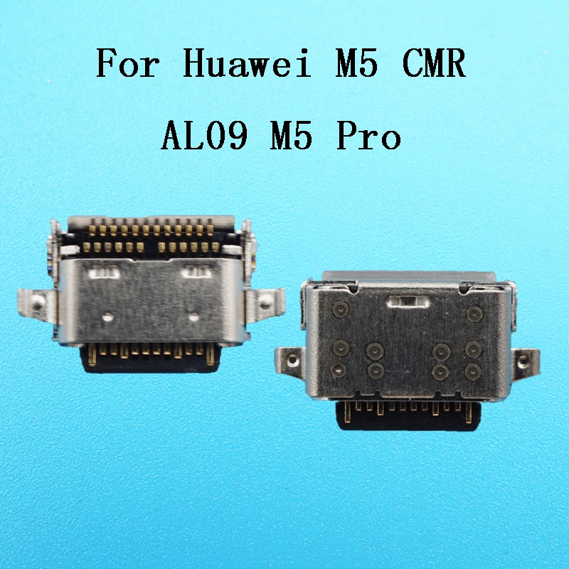 

10 шт./лот для Huawei M5 CMR AL09 M5 PRO Micro USB коннектор для зарядного порта Тип C USB зарядное устройство для передачи данных док-разъем хвостовой разъем