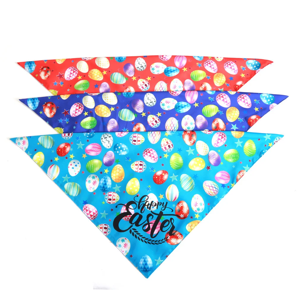Треугольный двойной Пасхальный шарф большое и среднее полотенце для собак