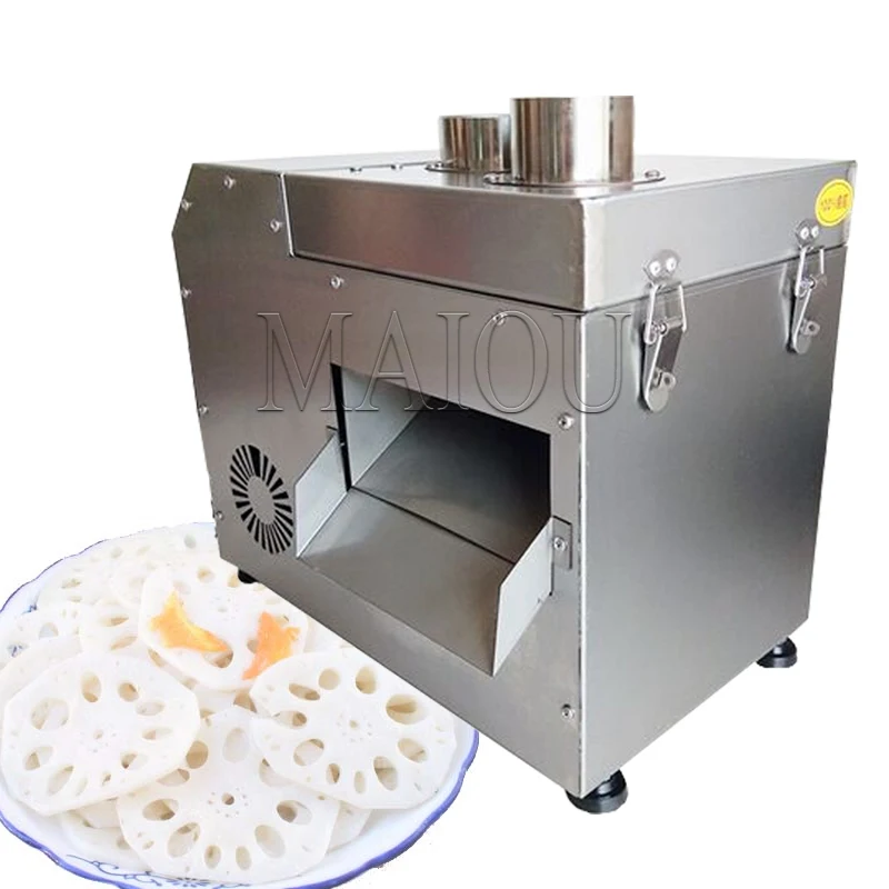

Vegetable Cutting Machine Electric Potato Cutter Onion Slicer Machine Commercial Automatic Vegetable Cutter