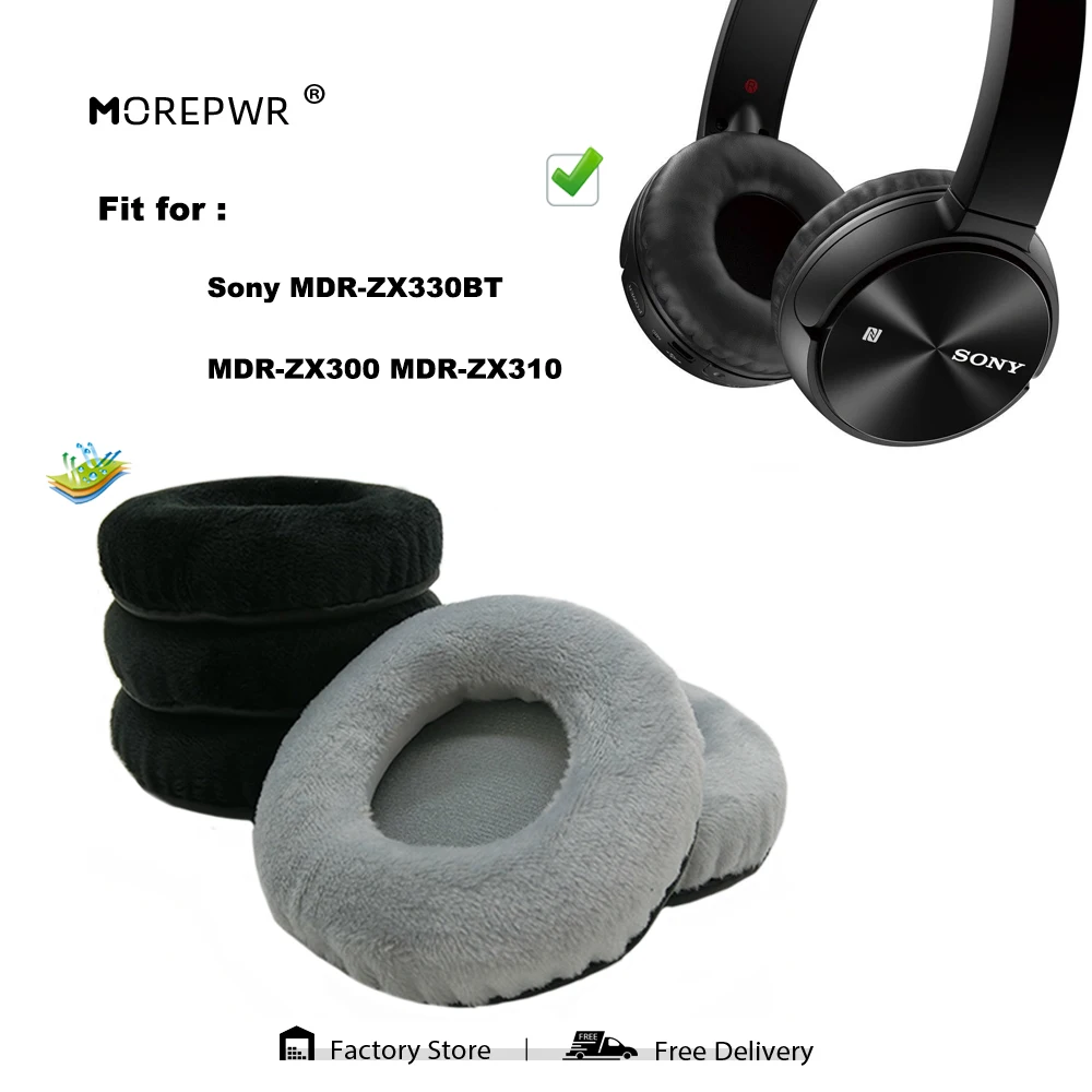 Morepwr новые обновленные Сменные амбушюры для Sony MDR-ZX330BT MDR-ZX300 MDR-ZX310 детали гарнитуры