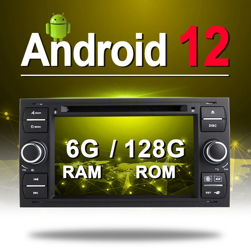 64G ROM без налога Android 9 0 DVD плеер авторадио для Ford Focus Mondeo C-Max S-max Transit Fiesta Galaxy Fusion RDS |
