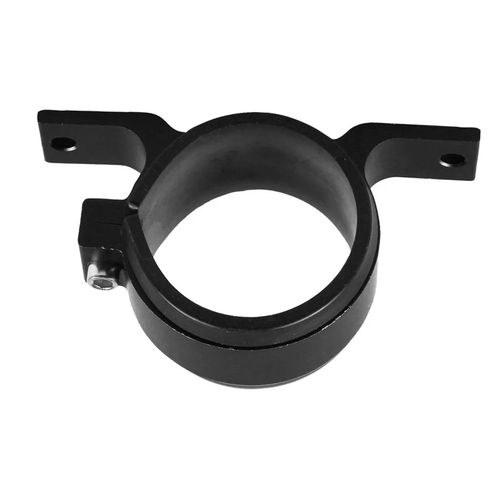 

60mm Car Fuel Pump Bracket Engine Oil Pump Support Mounting Clamp Compatible for Bosch 044 (Black)