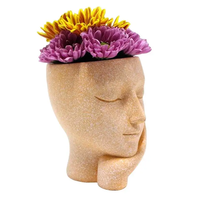 

Pot Heads For Plants Face Planter Pots Head Planter Succulent Planters Face Flower Pot Head Planter For Indoor Outdoor Plants