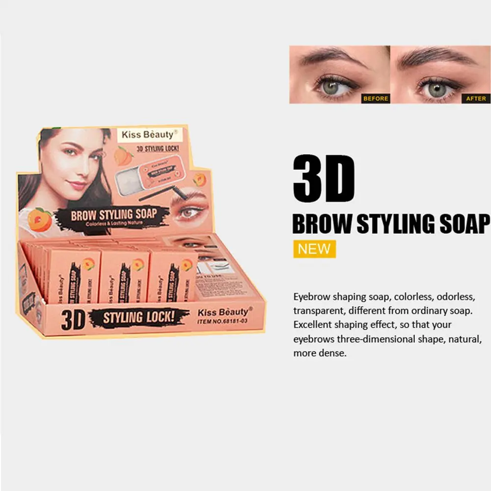 

Wild Brow Eyebrow Makeup Tool Transparent Natural Three-dimensional Gel Brows Wax Eyebrow Cream Eyebrow Styling Soap
