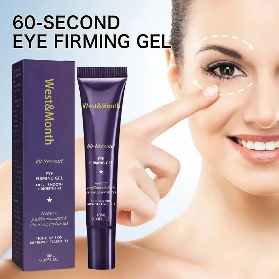 West Month Eye Firming Gel LiftingEye around Fine Lines Fishtail Pattern DarkCircles Moisture Replenishment Skin Cream