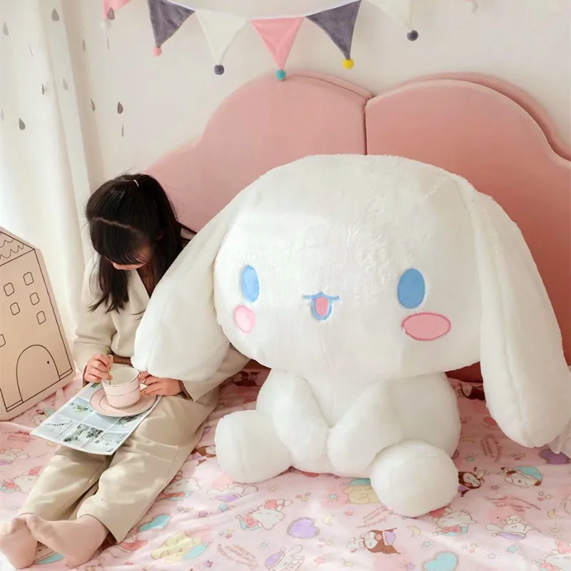 

Cartoon Anime Character Japanese Kawaii Cinnamoroll Large Plush Sitting Doll Pillow Toy Children's Birthday Gift