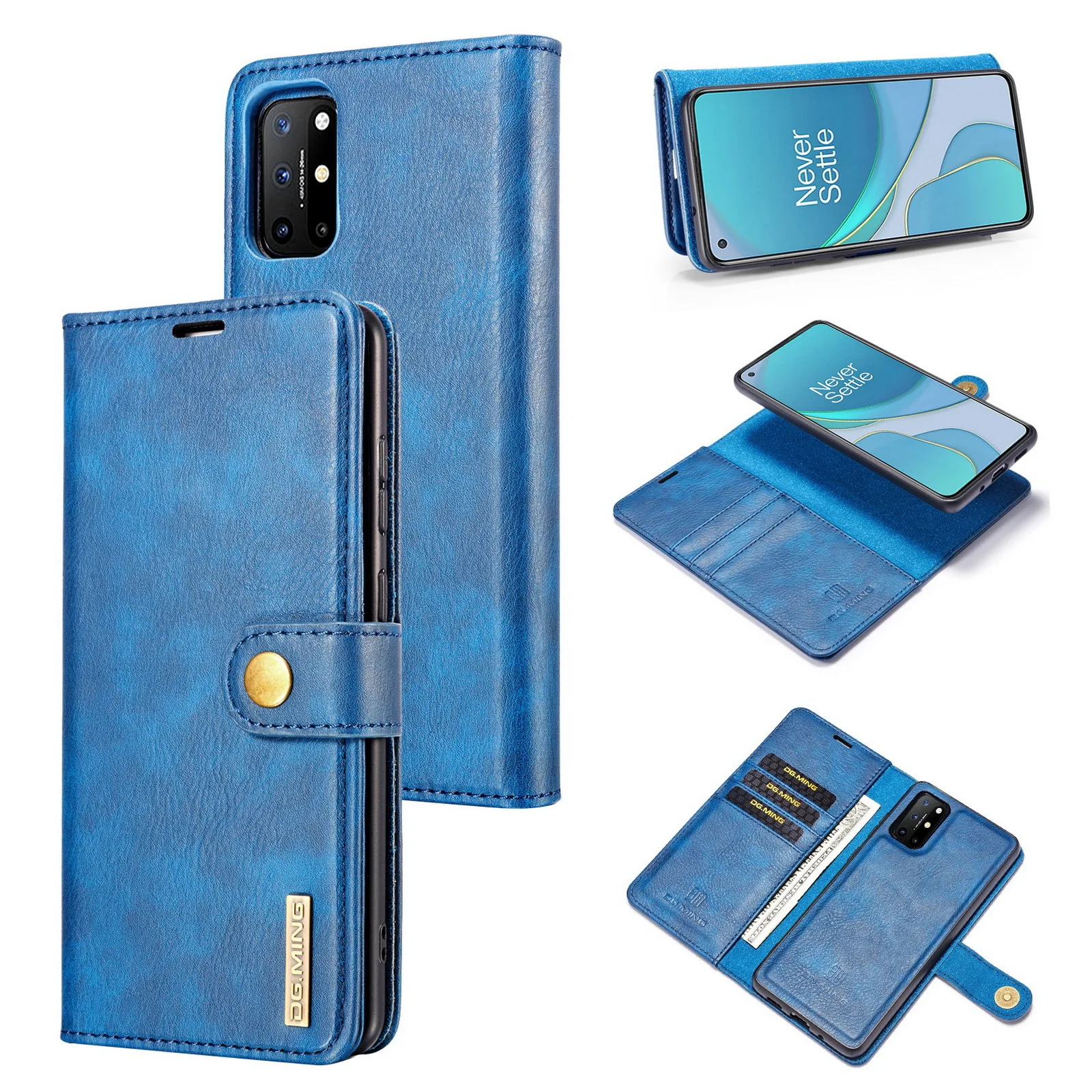 

Split Leather Protective Mobile Phone Case for One Plus Ace 10R 10 9 Pro 9RT Nord N20 Cover