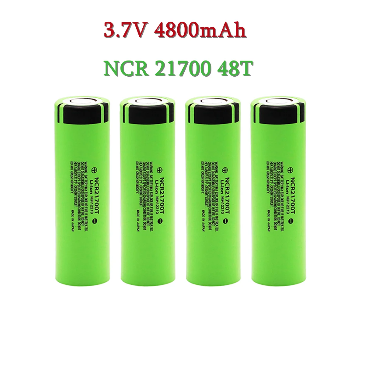 100% оригинальная литиевая аккумуляторная батарея NCR21700T 4800 мАч 3,7 в 40 А с высоким разрядом