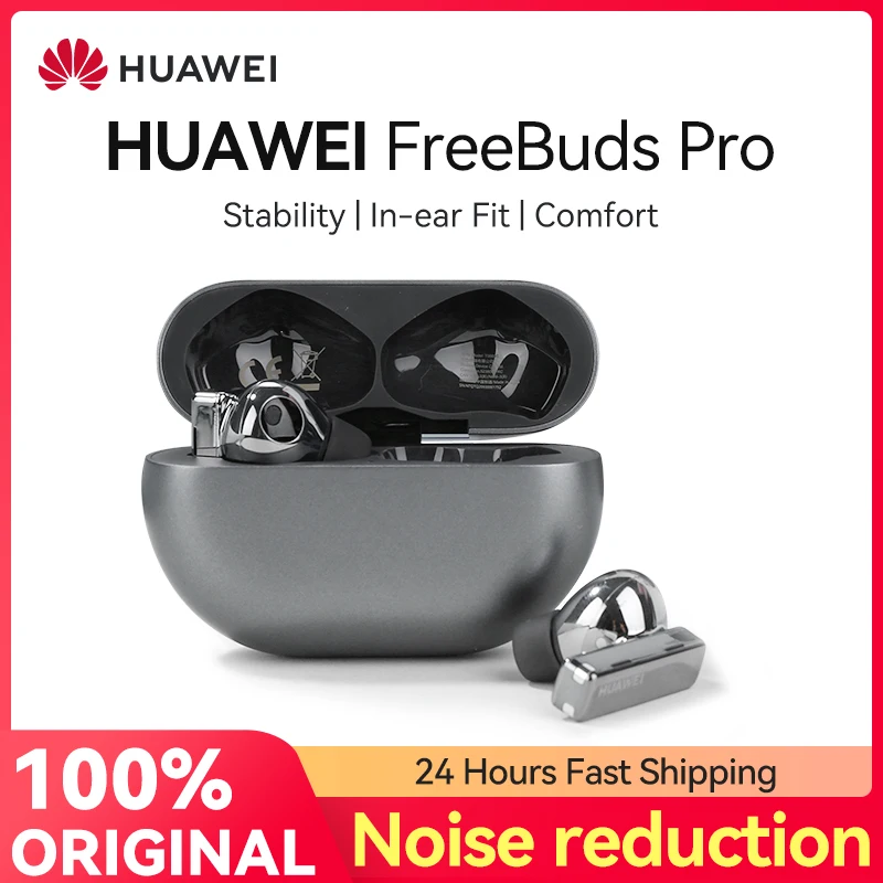 

Беспроводные Bluetooth-наушники Huawei FreeBuds Pro, наушники-вкладыши, гарнитура, наушники-вкладыши с активным шумоподавлением для смартфонов