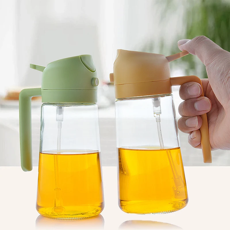 1 шт. 2в1 470 мл стеклянный распылитель масла баллончик барбекю кухня выпечка пикник