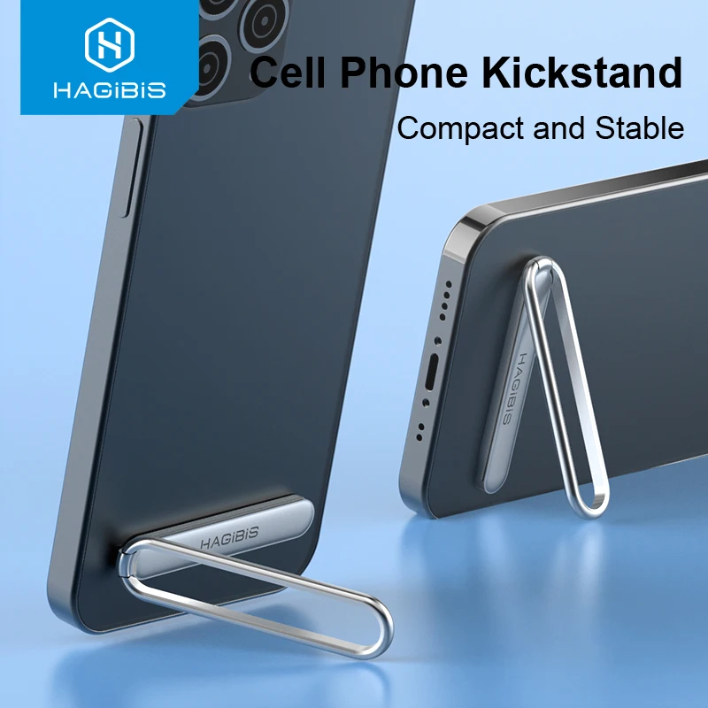 

Hagibis Cell Phone Kickstand Universal Vertical Horizontal Stand Adjustable Mini Folding Desk Mount Holder for iPhone Samsung