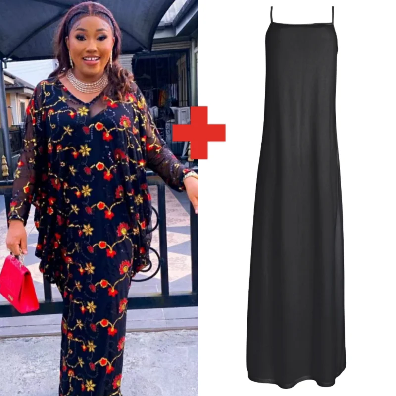 Abayas For Women Dubai Embroider Lace Boubou Muslim Fashion Dress Caftan Marocain Wedding Party Gown Robe Djellaba Femme 2023