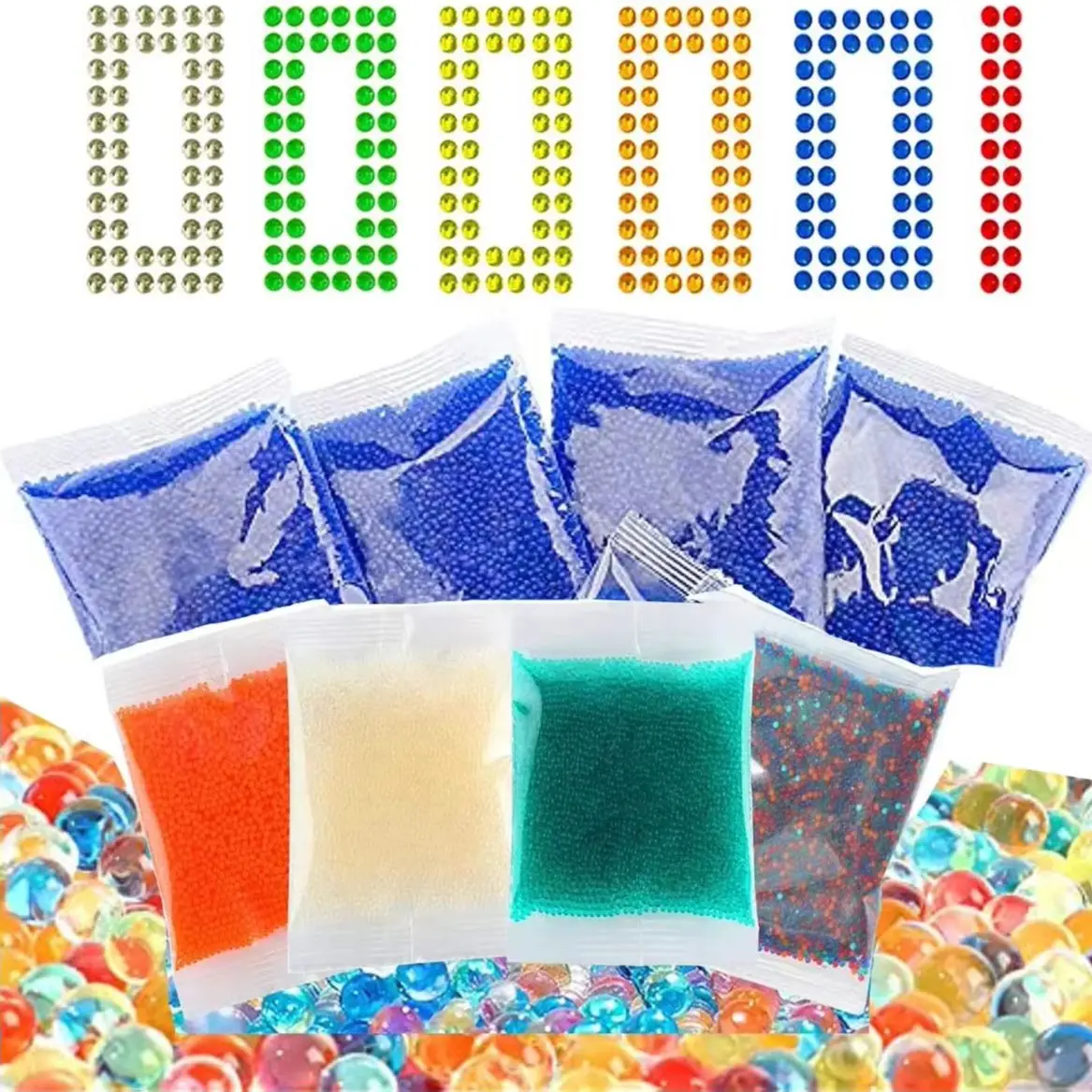 10 шт./компл. водяные шарики пули детский гель 7-8 мм страйкбольное оружие винтовка