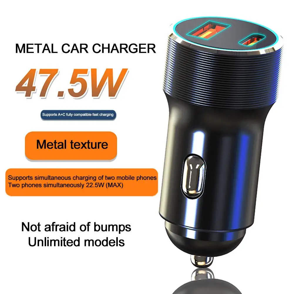 

Essager 45W USB Car Charger QC 4.0 PD 3.0 SCP 5A USB Type C Fast Charging For iPhone 14 13 Pro Huawei Samsung S22 Ul Z7K9