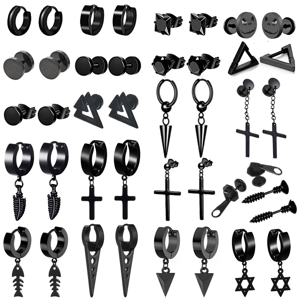 Серьги-гвоздики из нержавеющей стали унисекс корейские украшения в стиле KPOP DNA